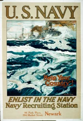 U.S. Navy WWI rekrutteringsplakat